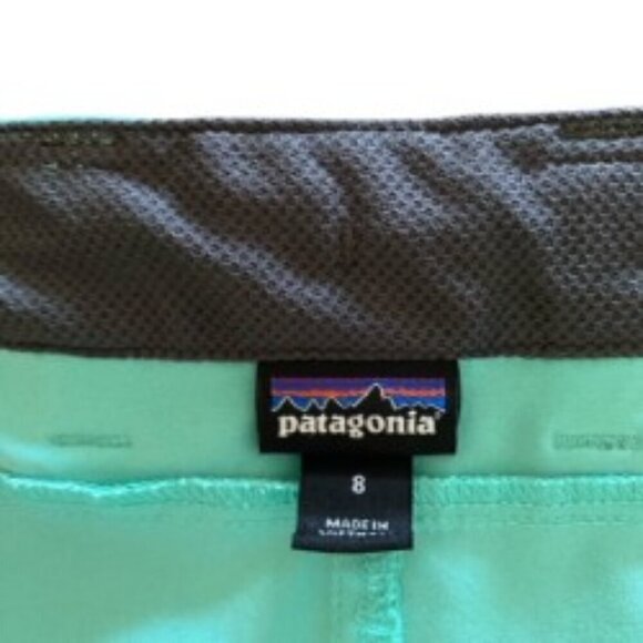 Patagonia Happy Hike Shorts in Beryl Green 8 - Picture 2 of 5